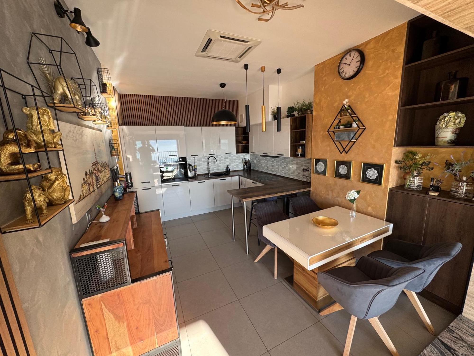 Ferienwohnung Magic View Luxury Penthouse With Jacuzzi And Sea View Split Exterior foto