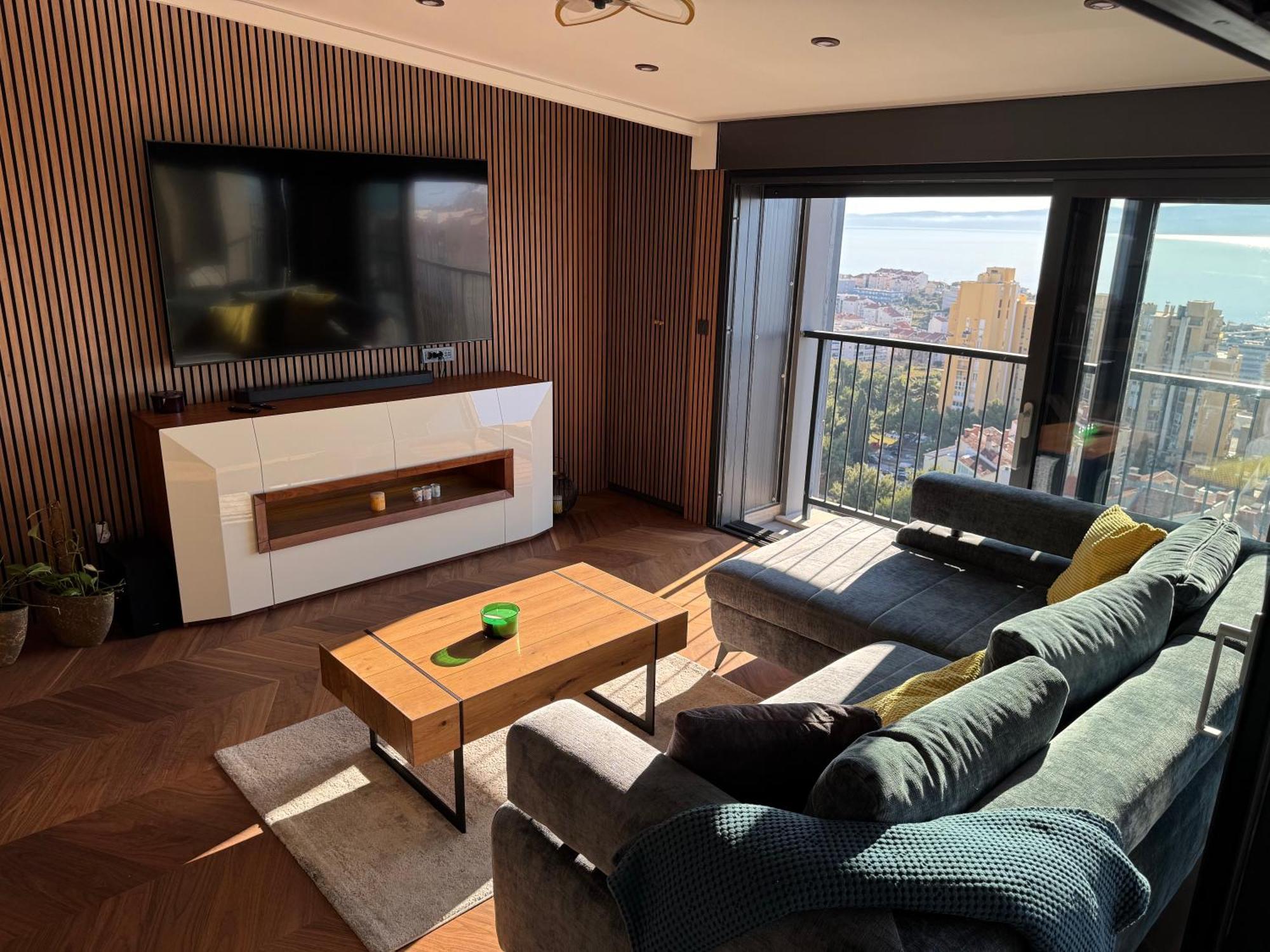 Ferienwohnung Magic View Luxury Penthouse With Jacuzzi And Sea View Split Exterior foto