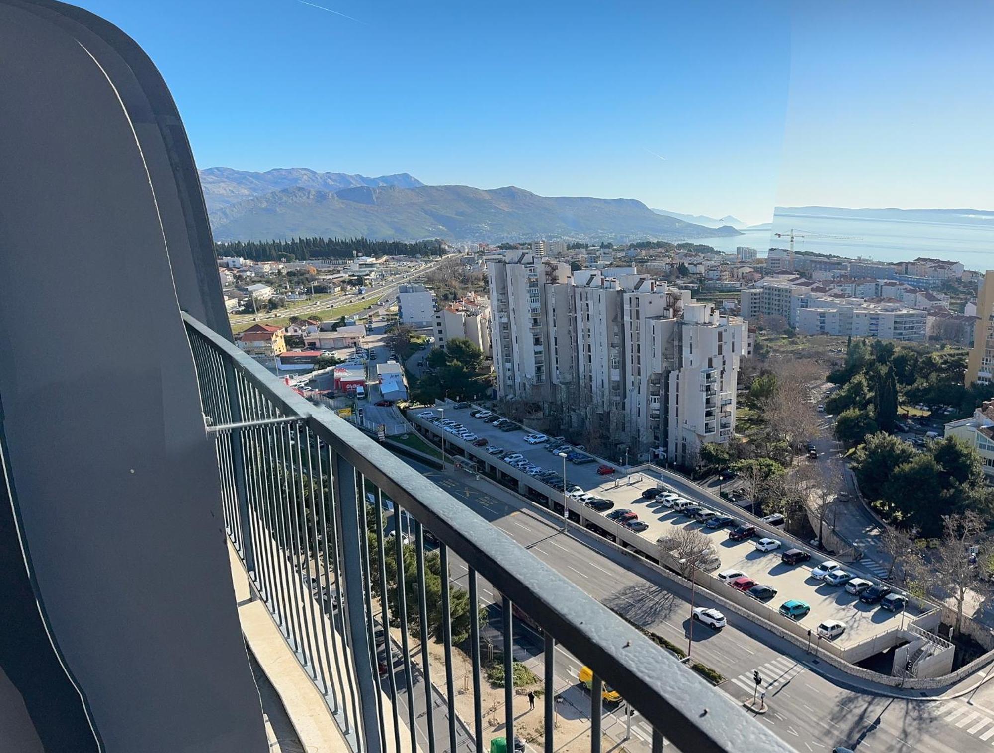 Ferienwohnung Magic View Luxury Penthouse With Jacuzzi And Sea View Split Exterior foto